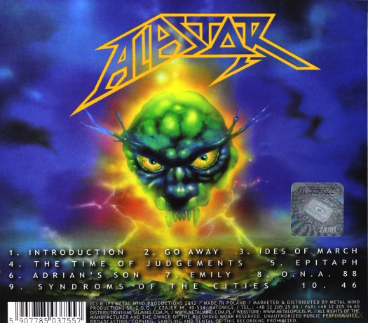 Alastor: Syndroms Of Cities (digipack) [CD] 