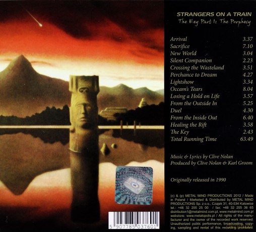 Strangers On A Train: The Key Part 1: The Prophecy (digipack) [CD]