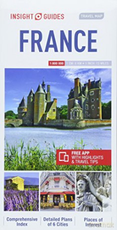 Insight Guides Travel Map France - Map of France (Insight Guides Travel Maps) - Insight Guides [KSIĄŻKA]