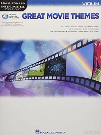 Instrumental Play-Along Great Movie Themes: Violin (Hal Leonard Instrumental Play-along) (Includes Online Access Code) [KSIĄŻKA]