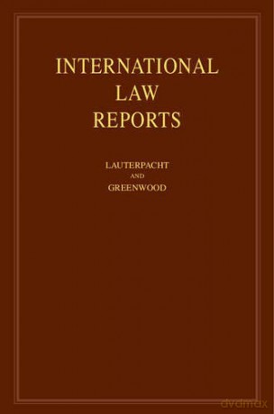 International Law Reports: Volume 145 (International Law Reports, Series Number 145) - Elihu Lauterpacht [KSIĄŻKA]
