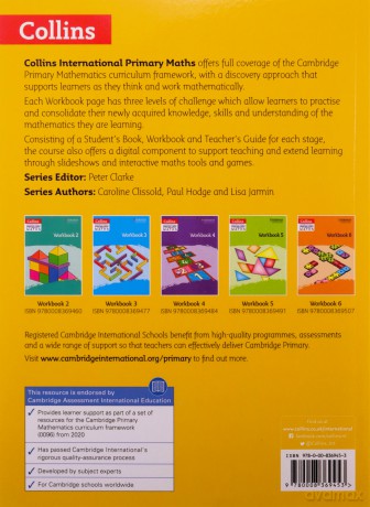 International Primary Maths Workbook: Stage 1 (Collins International Primary Maths) - Lisa Jarmin [KSIĄŻKA]
