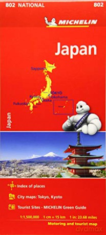 Japan National Map 802: Map (Michelin National Maps, 802) - Michelin [KSIĄŻKA]