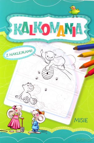 Kalkomania z naklejkami - MISIE [KSIĄŻKA]