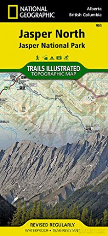 Jasper North - Jasper NP (Trails Illustrated): Trails Illustrated National Parks (National Geographic Trails Illustrated Map) - National Geographic [KSIĄŻKA]
