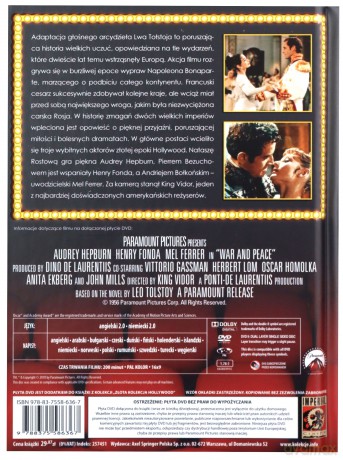 Wojna i Pokój (Złota Kolekcja Hollywood 11) (booklet) [DVD]