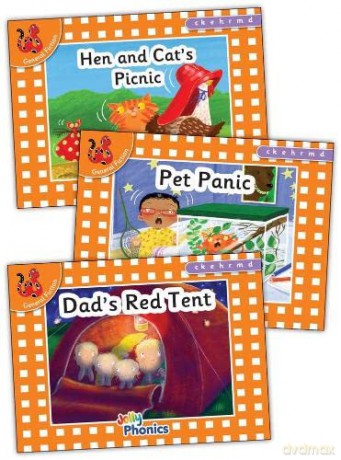 Jolly Phonics Orange Level Readers Set 2: in Precursive Letters (British English edition) - Louise Van-Pottelsberghe [KSIĄŻKA]