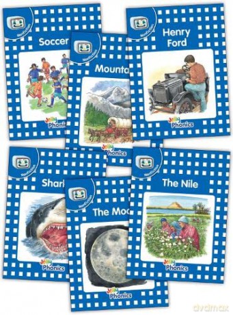 Jolly Phonics Readers, Nonfiction, Level 4: In Precursive Letters (British English edition) (Jolly Phonics Readers, Complete Set Level 4) - Sara Wernham [KSIĄŻKA]