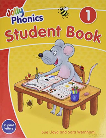 Jolly Phonics Student Book 1: In Print Letters (American English Edition) - Sara Wernham [KSIĄŻKA]