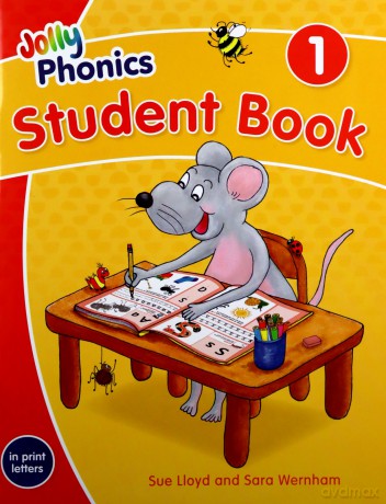 Jolly Phonics Student Book 1: In Print Letters (American English Edition) - Sara Wernham [KSIĄŻKA]