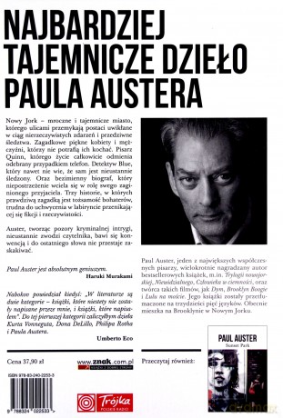 Trylogia nowojorska - Paul Auster [KSIĄŻKA]
