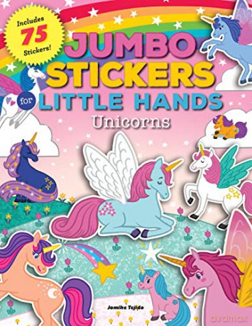 Jumbo Stickers for Little Hands: Unicorns: Includes 75 Stickers (3) - Jomike Tejido [KSIĄŻKA]