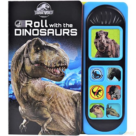 Jurassic World: Roll with the Dinosaurs (Play-A-Sound) - Pi Kids [KSIĄŻKA]