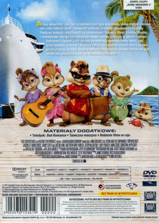 Alvin i Wiewiórki 3 [DVD]
