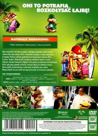 Alvin i Wiewiórki 3 [DVD]