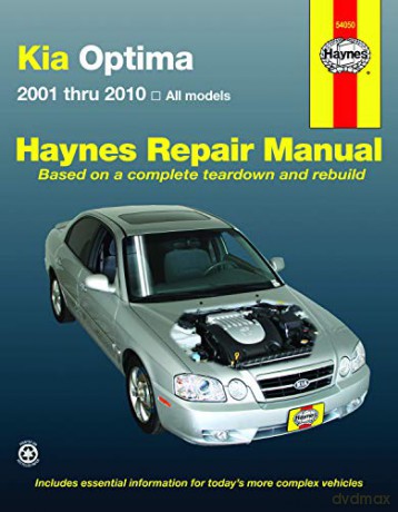 Kia Optima 2001 Thru 2010 Haynes Automotive Repair Manual [KSIĄŻKA]