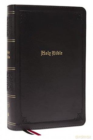 KJV, End-of-Verse Reference Bible, Personal Size Large Print, Leathersoft, Black, Red Letter, Comfort Print: Holy Bible, King James Version - Bible [KSIĄŻKA]