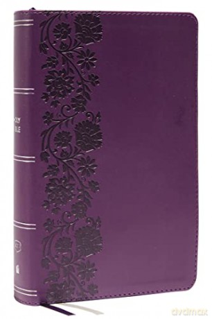 KJV, End-of-Verse Reference Bible, Personal Size Large Print, Leathersoft, Purple, Red Letter, Thumb Indexed, Comfort Print: Holy Bible, King James Version - Bible [KSIĄŻKA]