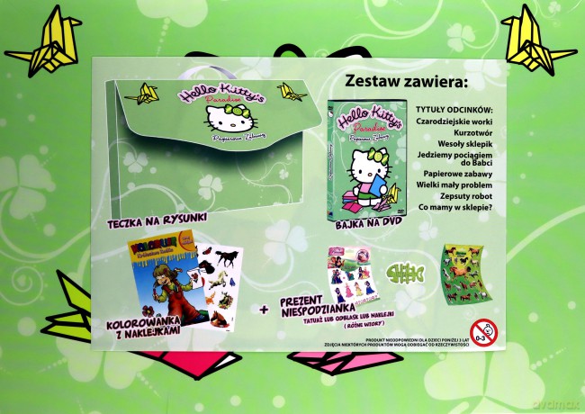 Hello Kitty: Papierowe zabawy (Mega Pack) [DVD]+[KSIĄŻKA]