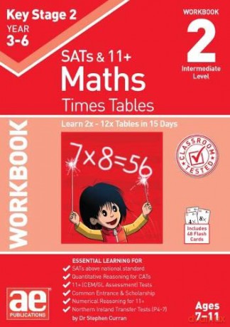 KS2 Times Tables Workbook 2: 15-day Learning Programme for 2x - 12x Tables - Dr Stephen C Curran [KSIĄŻKA]