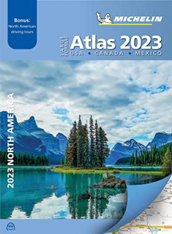 Large Format Atlas 2023 USA - Canada - Mexico (A3-Paperback) (Michelin) - Michelin [KSIĄŻKA]