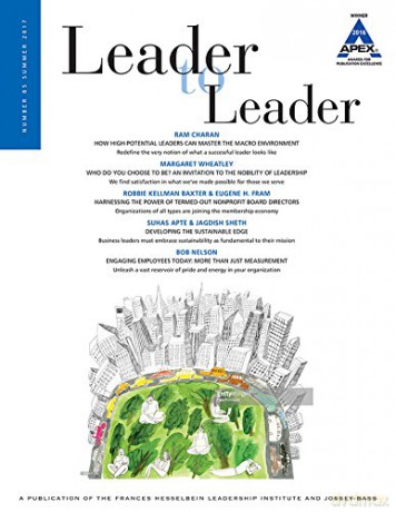 Leader to Leader (LTL), Volume 85, Summer 2017 (J-B Single Issue Leader to Leader) - Frances Hesselbein [KSIĄŻKA]