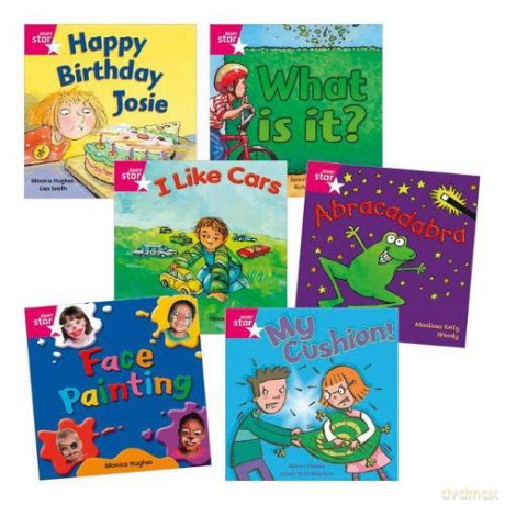 Learn at Home:Star Reading Pink Level Pack (5 fiction and 1 non-fiction book) - Monica Hughes [KSIĄŻKA]
