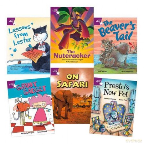 Learn at Home:Star Reading Purple Level Pack (5 fiction and 1 non-fiction book) - Claire Llewellyn [KSIĄŻKA]