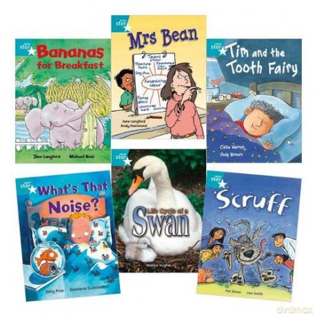 Learn at Home:Star Reading Turquoise Level Pack (5 fiction and 1 non-fiction book) - Jane Langford [KSIĄŻKA]