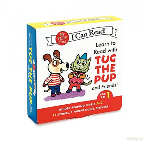 Learn to Read with Tug the Pup and Friends! Box Set 1: Levels Included: A-C (My Very First I Can Read) - Dr. Julie M. Wood [KSIĄŻKA]