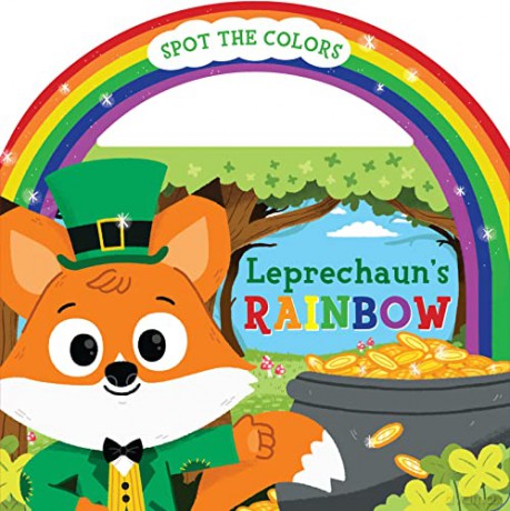 Leprechaun's Rainbow Board Book with Handle: 1 - Christy Tortland [KSIĄŻKA]