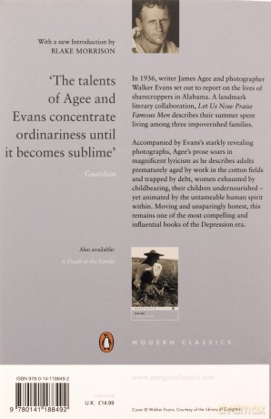 Let Us Now Praise Famous Men (Penguin Modern Classics) - James Agee [KSIĄŻKA]
