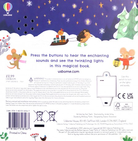 Lights and Sounds Christmas (Sound and Light Books) - Sam Taplin [KSIĄŻKA]