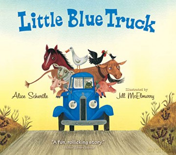 Little Blue Truck Board Book: Free Audio and Party Kit Downloads Included - Alice Schertle [KSIĄŻKA]