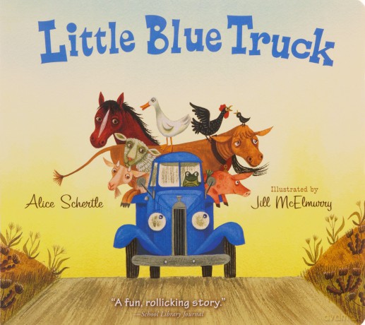 Little Blue Truck Board Book: Free Audio and Party Kit Downloads Included - Alice Schertle [KSIĄŻKA]