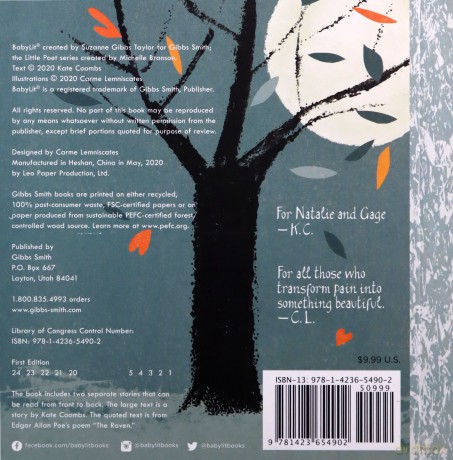 Little Poet Edgar Allan Poe: Nevermore! (Babylit) - Kate Coombs [KSIĄŻKA]