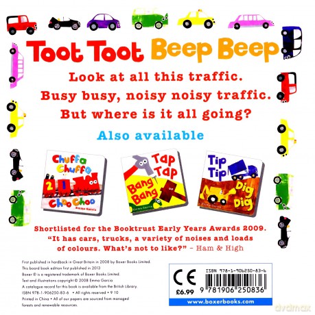 Little Toot Toot Beep Beep: 1 - Emma Garcia [KSIĄŻKA]
