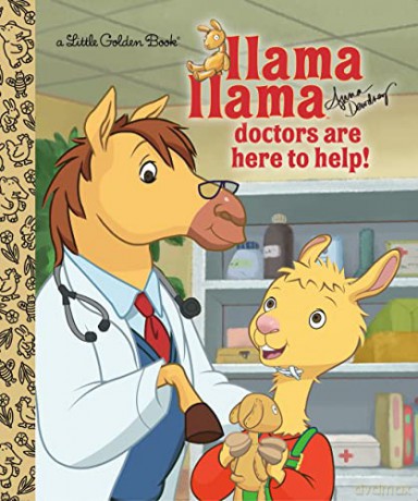 Llama Llama Doctors are Here to Help! (Little Golden Book) - Anna Dewdney [KSIĄŻKA]