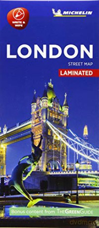 London - Michelin City Map 9201: Laminated City Plan (Michelin City Plans, 1) - Michelin [KSIĄŻKA]