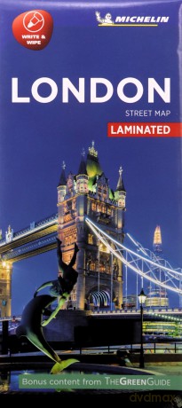 London - Michelin City Map 9201: Laminated City Plan (Michelin City Plans, 1) - Michelin [KSIĄŻKA]