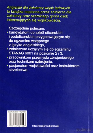 Angielski dla żołnierzy wojsk lądowych - Arkadiusz Sawa  [KSIĄŻKA]