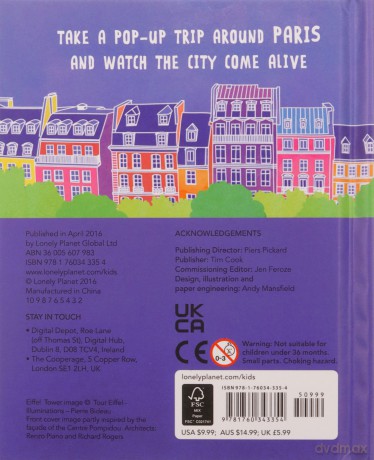 Lonely Planet Kids Pop-up Paris - Lonely Planet Kids [KSIĄŻKA]