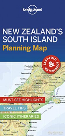 Lonely Planet New Zealand's South Island Planning Map - Lonely Planet [KSIĄŻKA]