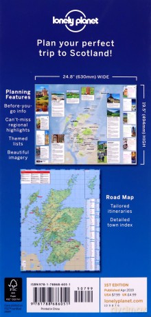 Lonely Planet Scotland Planning Map - Lonely Planet [KSIĄŻKA]