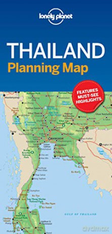 Lonely Planet Thailand Planning Map - Lonely Planet [KSIĄŻKA]