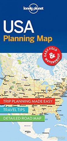 Lonely Planet USA Planning Map - Lonely Planet [KSIĄŻKA]