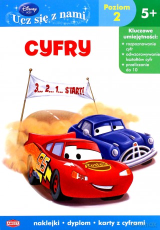 Auta. Cyfry (Disney) [KSIĄŻKA]