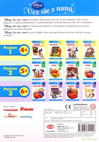Auta. Cyfry (Disney) [KSIĄŻKA]