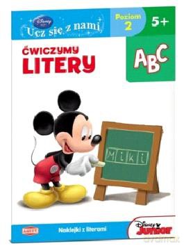 Klub przyjaciół Myszki Miki: Ćwiczymy litery (Disney) [KSIĄŻKA]