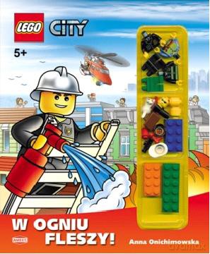 Lego city. W ogniu fleszy + figurka [KSIĄŻKA]